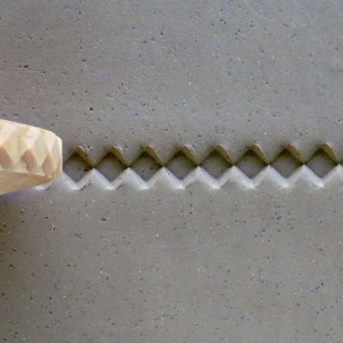 TW-030 Twig Texture Roller – Paw Prints - Stone Leaf Pottery