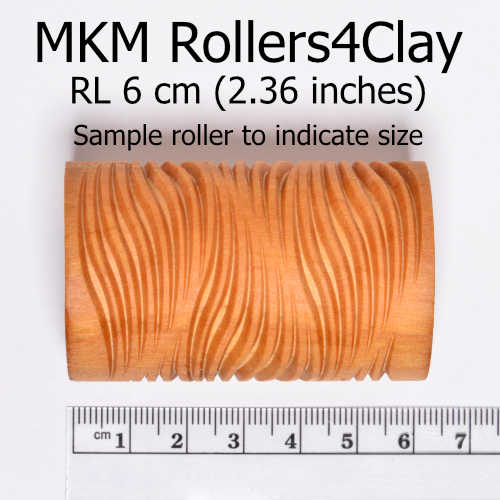 MKM Pottery Tools 12 cm Evergreen Forest Big Hand Roller