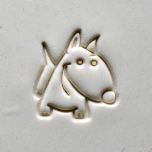 Cartoon Dog Pottery Stamp