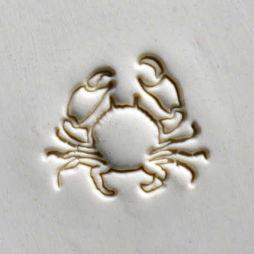 Crab stamp for clay