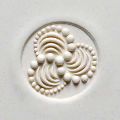 Funky Spiral Pottery Stamp