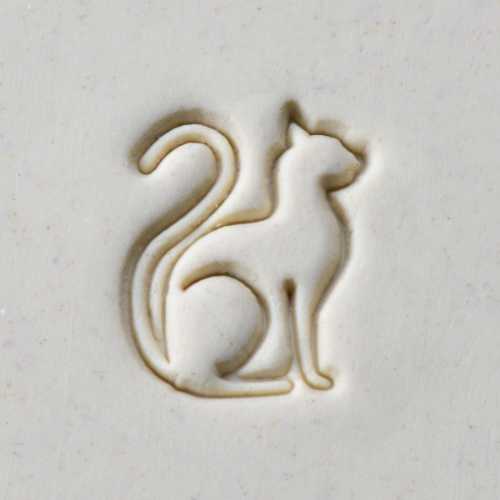 Cat Pottery Stamp