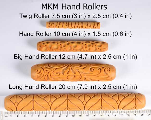 MKM Clay texture Rollers