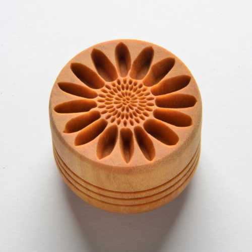 Sunflower Pottery Stamp