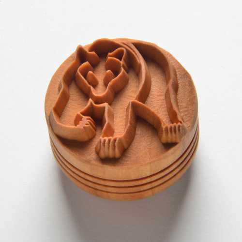 Grizzly Bear Pottery Stamp
