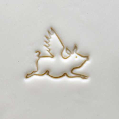 When Pigs Fly Pottery Stamp