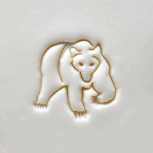 Grizzly Bear Pottery Stamp