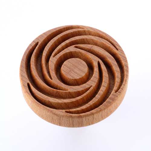 Spiral Wreath Large Pottery Stamp