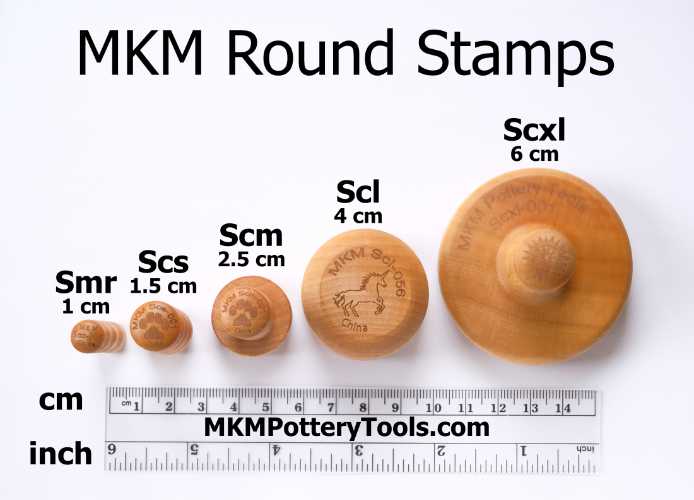 Scm-227 Medium Round Stamp - Cat