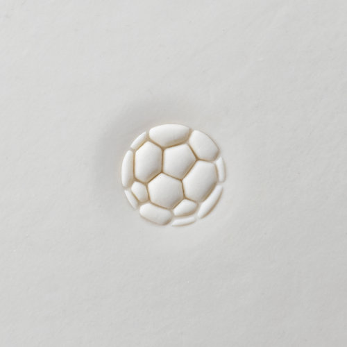 Curve Top Soccer Ball Stamp