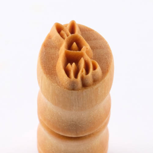 Scs-218 Small Round Stamp - Bunny Rabbit