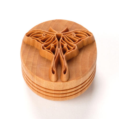 Scl-169 Large Round Stamp - Luna Moth