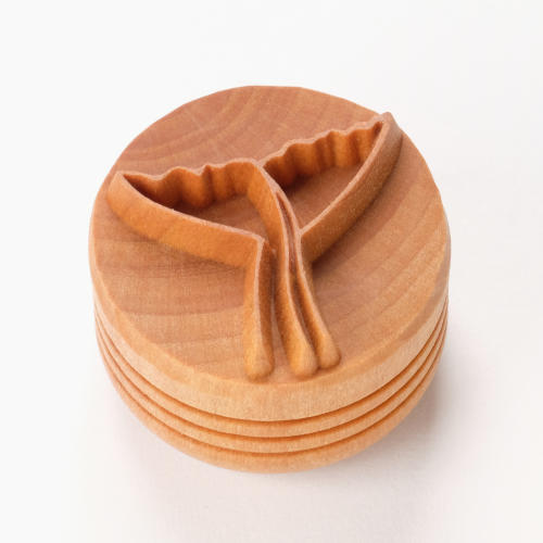 Scl-170 Large Round Stamp - Whale Tail