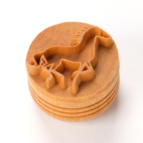 Scl-171 Large Round Stamp - Running Horse