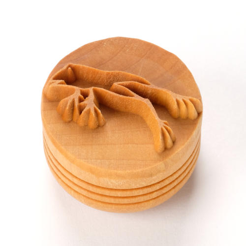 Scl-172 Large Round Stamp - Leaping Frog