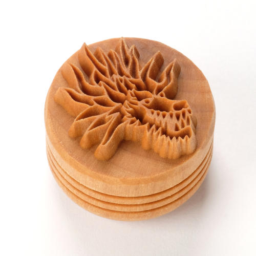 Scl-173 Large Round Stamp - Chinese Dragon