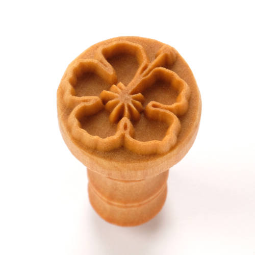 Scm-305 Medium Round Stamp - Hibiscus with Hymen