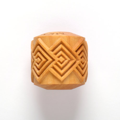 Overlapping Squares Medium Texture Wheel for Clay | GM-003 - Image 2