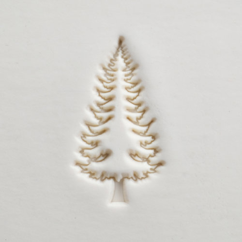 Scxl-070 Extra Large Round Stamp - Spruce Tree - Image 2